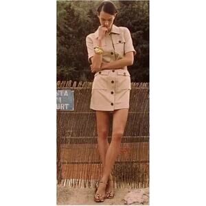 J.Crew Gamine Utility Shirt-Dress in Stretch Twill size 24